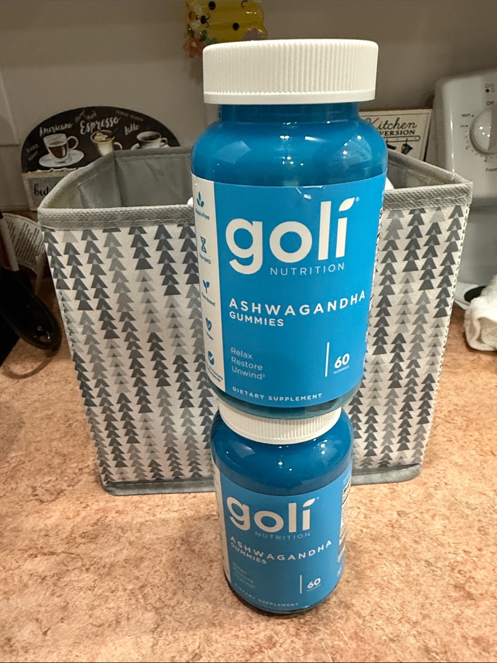 Goli Nutrition Ashwagandha Gummies - Blue Bottle